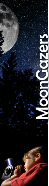 An image that reads: Moon Gazers