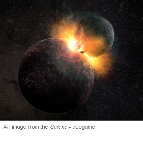 an image from the Selene videogame.