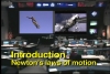 Image of a movie clip that reads Introduction - Newton's law of motion.