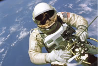 Image of an astronaut in space.