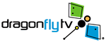 Image of the dragon fly tv logo that links to the homepage.