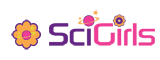 Iamge of the Scigirls logo that links to the PBS SciGirls page.