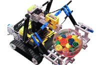 Image of a robot built out of LEGOs.